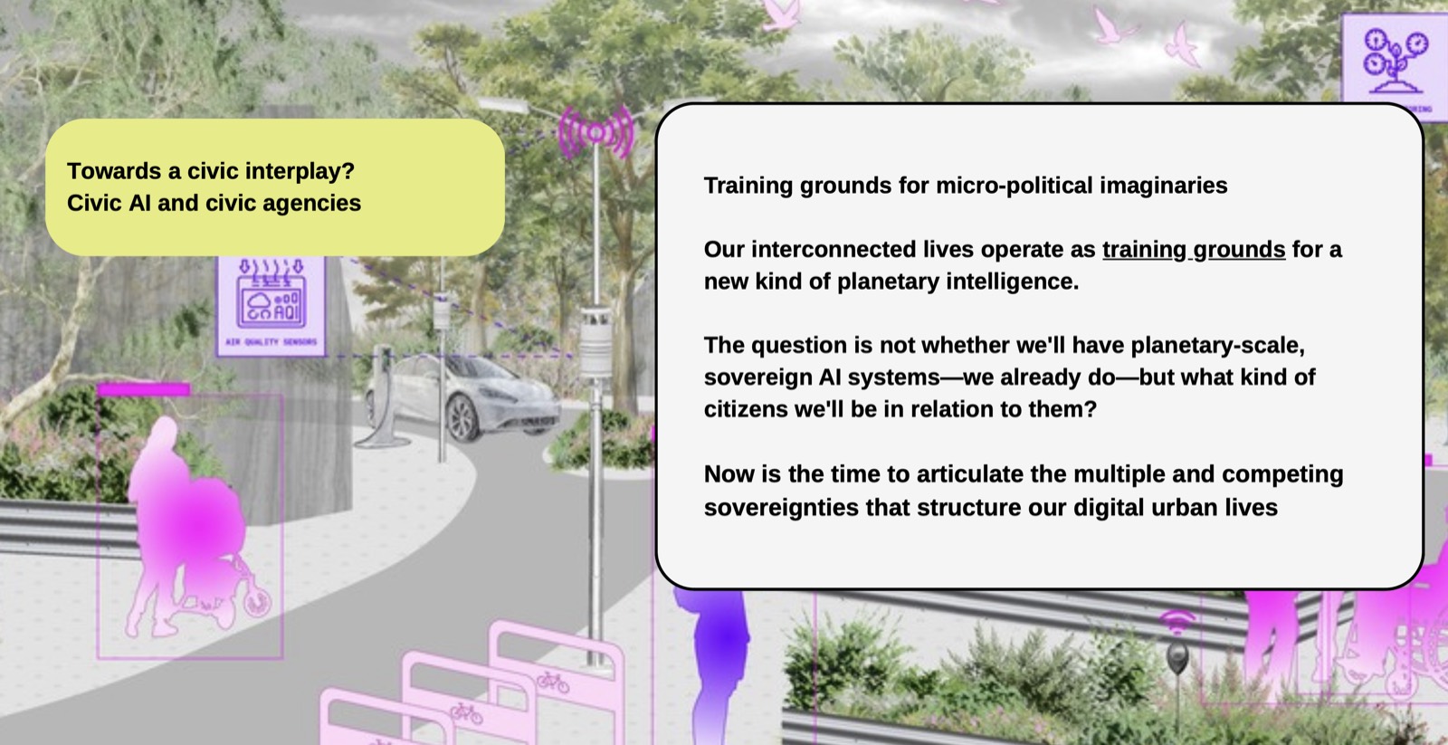Talk slide on AI sovereignty and infrastructure
